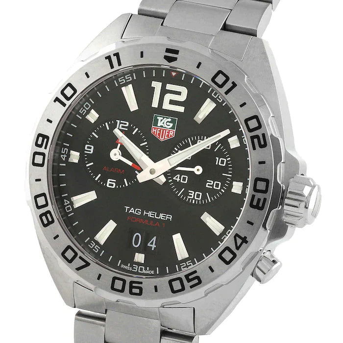 Tag Heuer Formula 1 Quartz Black Dial Silver Steel Strap Watch for Men - WAZ111A.BA0875 Watches Tag Heuer   