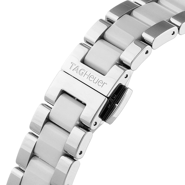 Tag Heuer Aquaracer Quartz 35mm White Dial Two Tone Steel Strap Watch Women - WAY131B.BA0914 Watches Tag Heuer   