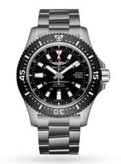 Breitling Superocean II Special 44mm Black Dial Silver Steel Strap Watch for Men - Y1739310/BF45/162A Watches Breitling   