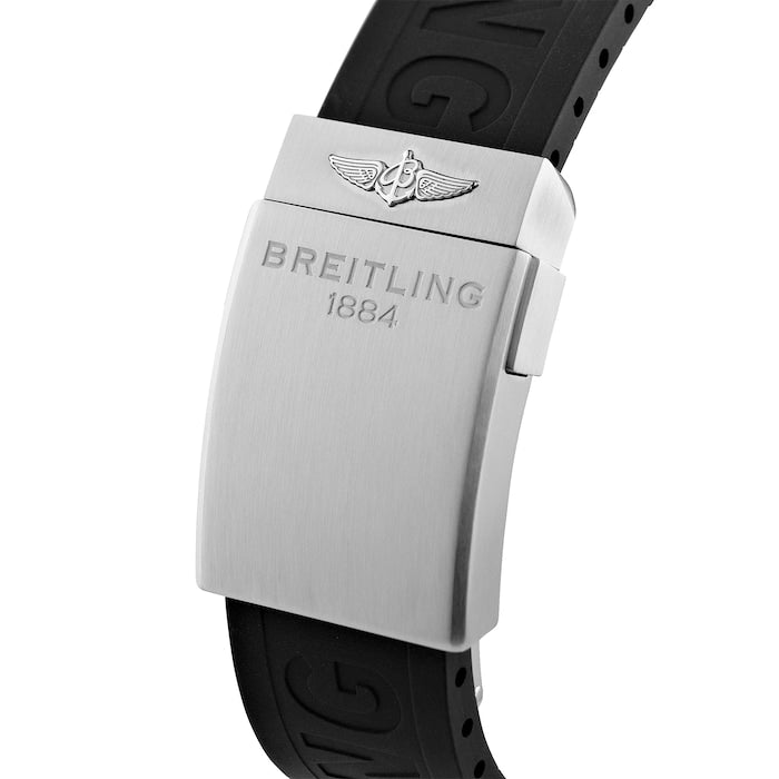 Breitling Superocean II 44mm Black Dial Black Rubber Strap Watch for Men - A17367D71B1S2 Watches Breitling   