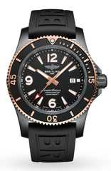 Breitling Superocean Automatic 46mm Black Dial Black Rubber Strap Watch for Men - U17368221B1S1 Watches Breitling   