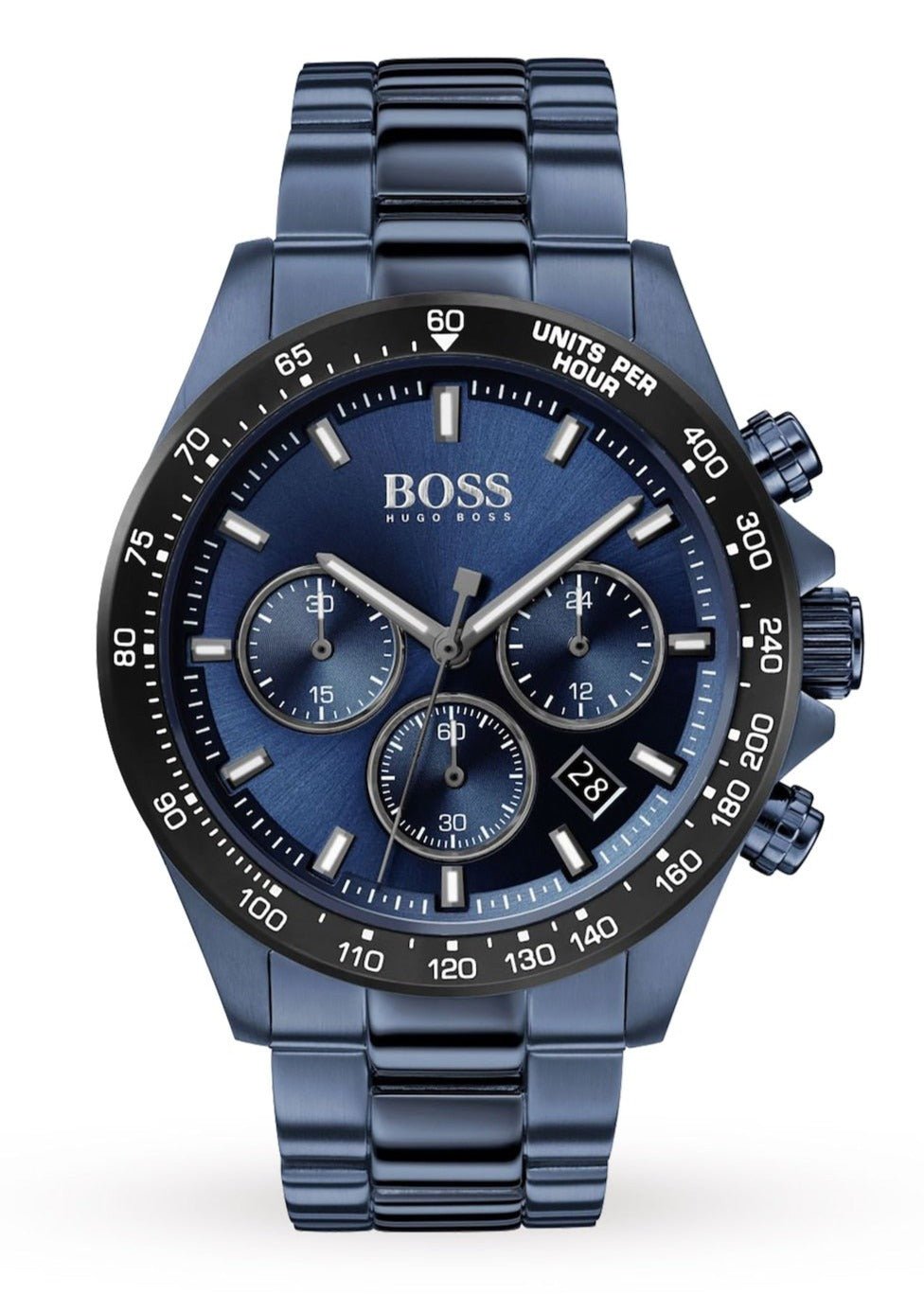 Hugo Boss Hero Sport Lux Blue Dial Blue Steel Strap Watch for Men - 1513758 Watches Hugo Boss   