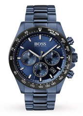 Hugo Boss Hero Sport Lux Blue Dial Blue Steel Strap Watch for Men - 1513758 Watches Hugo Boss   