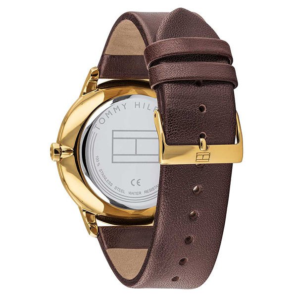 Gucci Grip Yellow Gold Dial Maroon Leather Strap Watch For Women - YA157405 Watches Gucci   