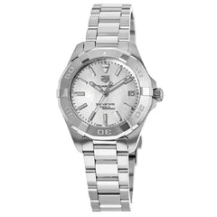 Tag Heuer Aquaracer White Mother of Pearl Dial Silver Steel Strap Watch for Women - WBD1311.BA0740 Watches Tag Heuer   