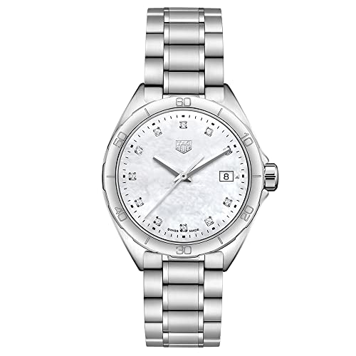 Tag Heuer Formula 1 White Mother of Pearl Dial Silver Steel Strap Watch for Women - WBJ1319.BA0666 Watches Tag Heuer   