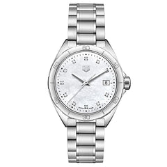 Tag Heuer Formula 1 White Mother of Pearl Dial Silver Steel Strap Watch for Women - WBJ1319.BA0666 Watches Tag Heuer   