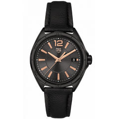 Tag Heuer Formula 1 35mm Quartz Black Dial Black Leather Strap Watch for Women - WBJ1314.FC8230 Watches Tag Heuer   