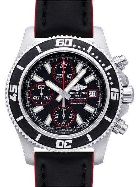 Breitling Superocean Chronograph II Black Dial 44mm Automatic Mens Watch - A1334102/BA81 Watches Breitling   