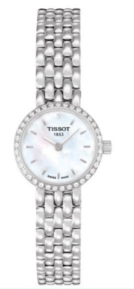 Tissot Lovely Mother of Pearl Dial 24mm Silver Stainless Steel Watch For Women - T058.009.61.116.00 Watches Tissot   