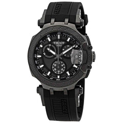 Tissot T Race Chonograph Anthracite Dial Black Silicon Strap Watch For Men - T115.417.37.061.03 Watches Tissot   