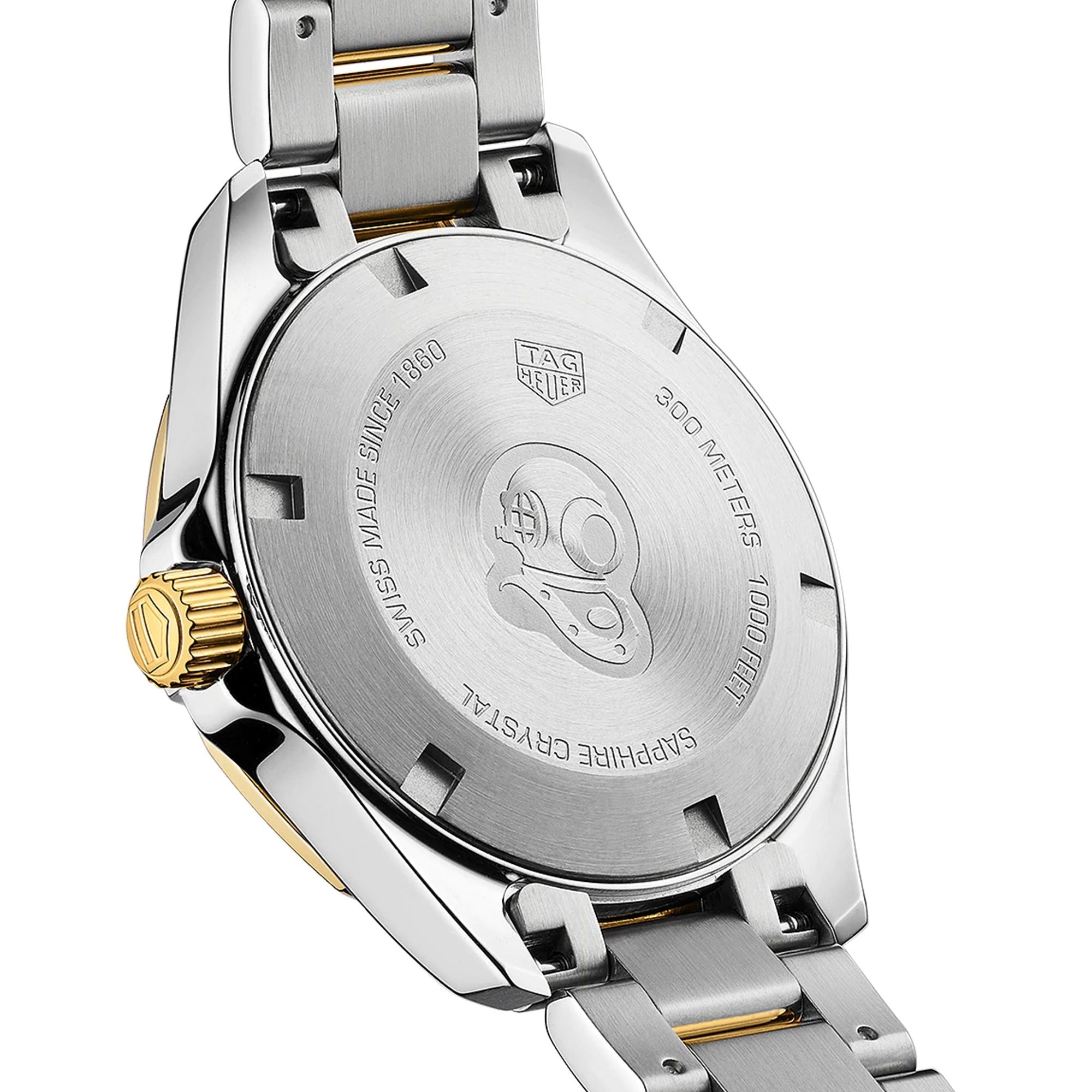 Tag Heuer Aquaracer Mother of Pearl Dial Two Tone Steel Strap Watch for Women - WBD1320.BB0320 Watches Tag Heuer   