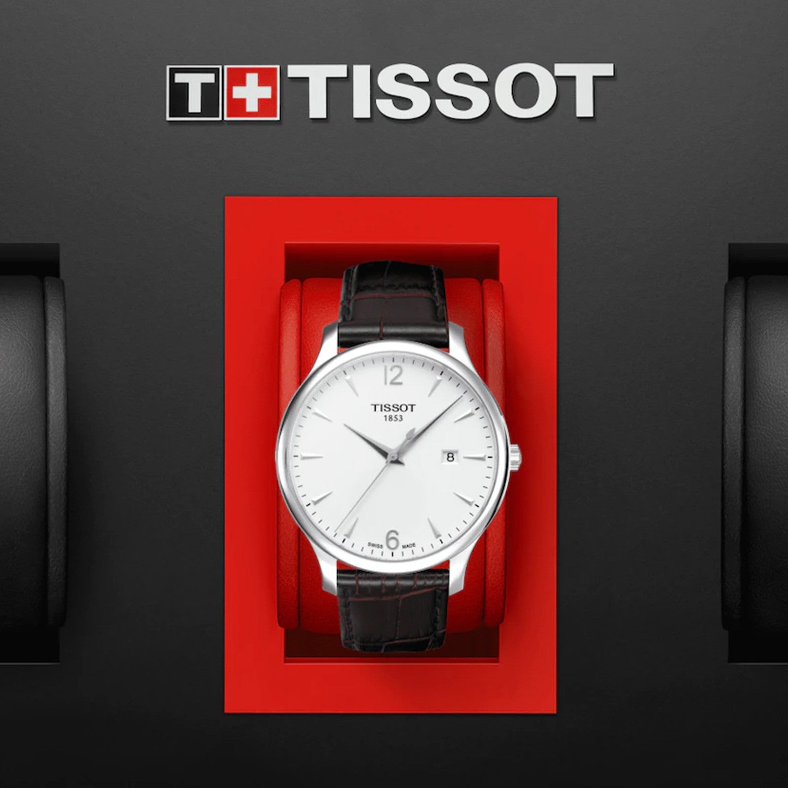 Tissot T Classic Tradition Silver Dial Watch For Men - T063.610.16.037.00 Watches Tissot   