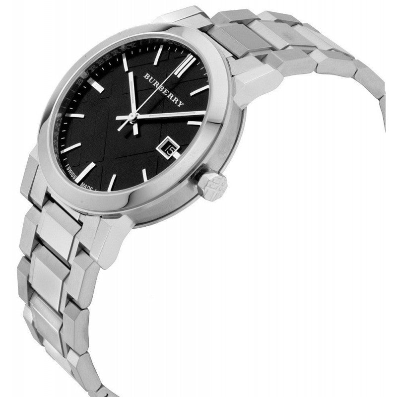 Burberry The City Black Dial Silver Stainless Steel Strap Watch for Women - BU9001 Watches Burberry   