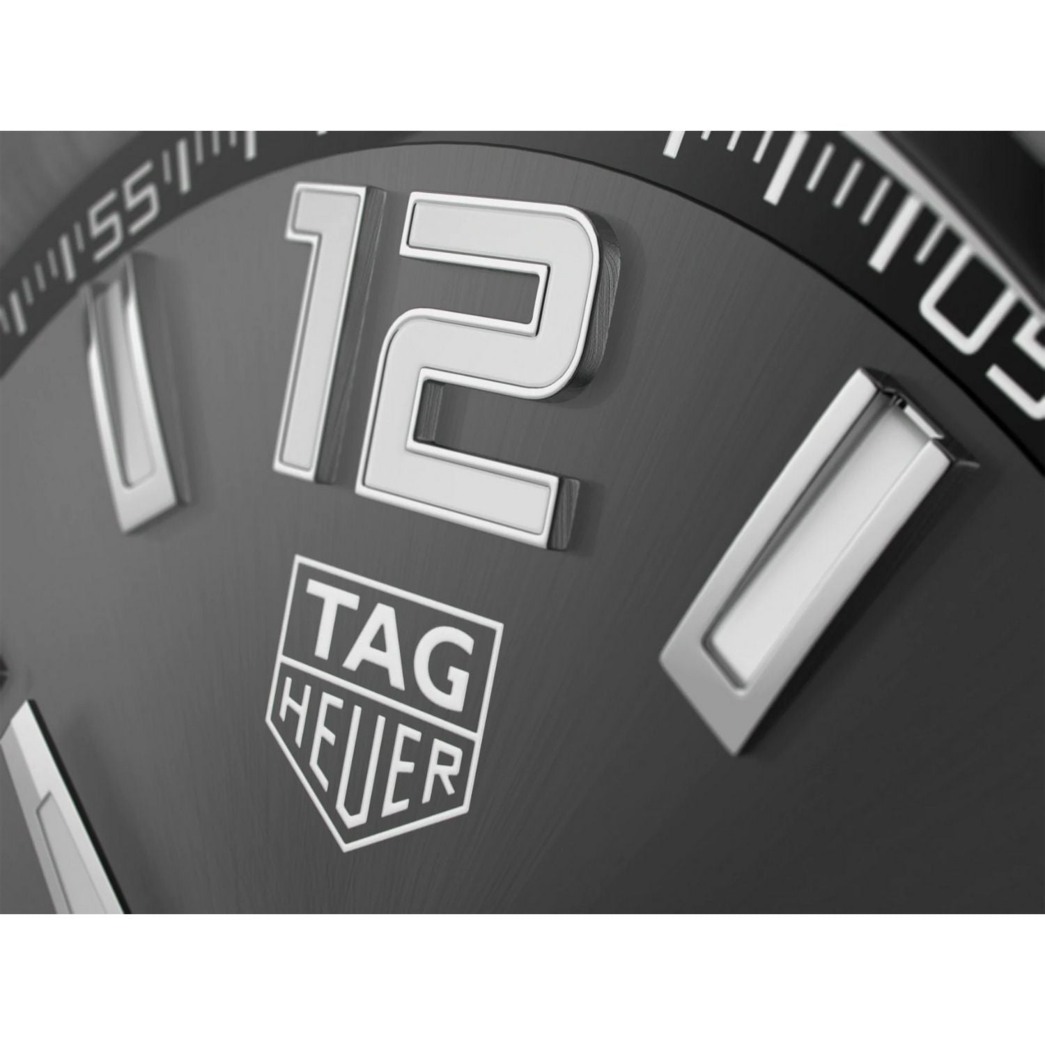 Tag Heuer Formula 1 Calibre 5 Chronograph Anthracite Dial Silver Steel Strap Watch for Men - WAZ2011.BA0842 Watches Tag Heuer   