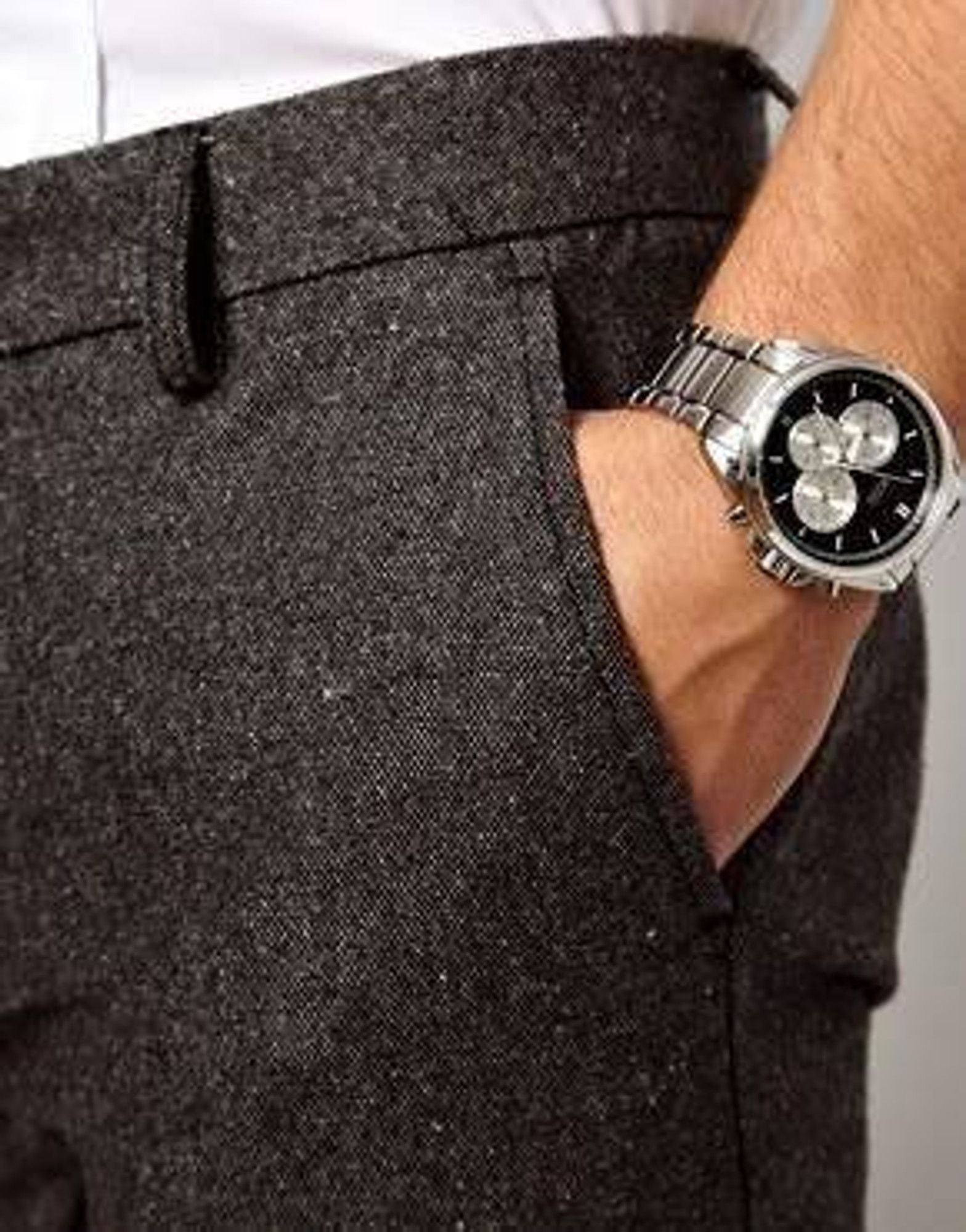 Hugo Boss Driver Black Dial Silver Steel Strap Watch for Men - 1512883 Watches Hugo Boss   