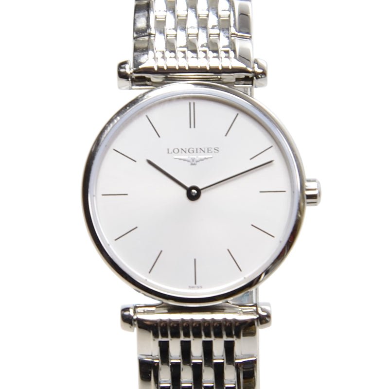 Longines La Grande Classique De Longines Silver Dial Silver Mesh Bracelet Watch for Women - L4.209.4.72.6 Watches Longines   