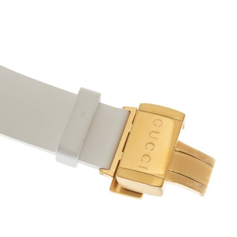 Gucci Dive White Dial White Rubber Strap Unisex Watch - YA136322 Watches Gucci   