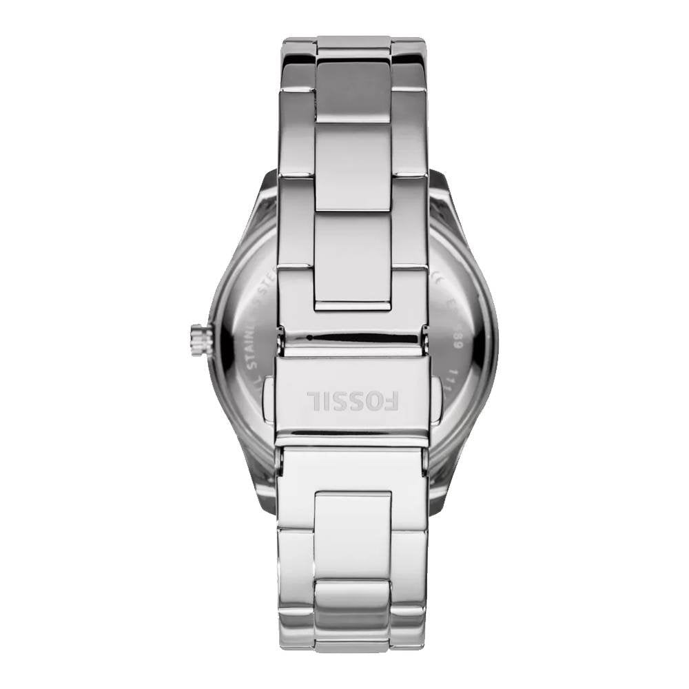 Fossil Stella Silver Dial Silver Steel Strap Watch for Women - ES3588 Watches Fossil   