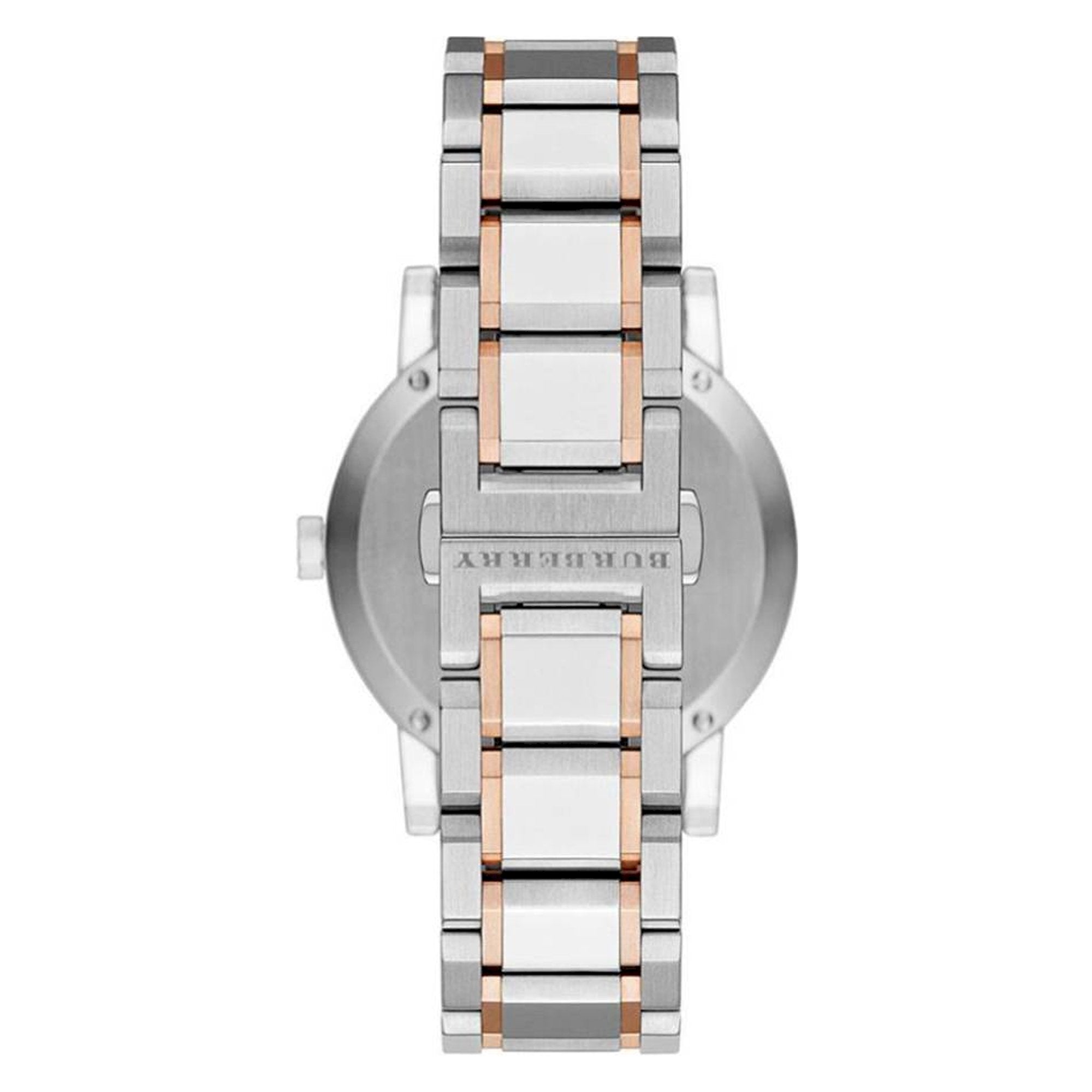 Burberry The City White Dial Two Tone Stainless Steel Strap Watch for Women - BU9006 Watches Burberry   