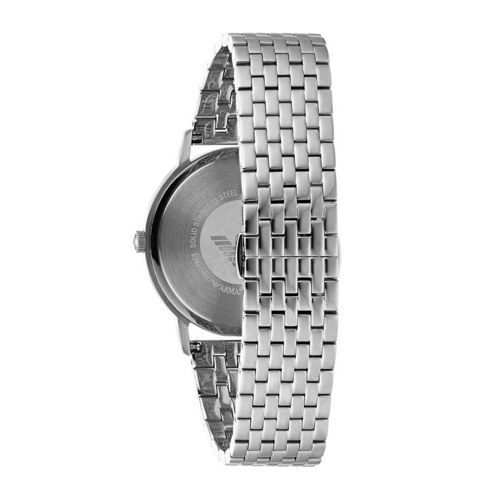 Emporio Armani Kappa Black Dial Stainless Steel Watch For Men - AR11152 Watches Emporio Armani   