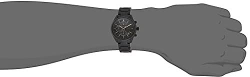 Hugo Boss Grand Prix Black Dial Black Steel Strap Watch for Men - 1513676 Watches Hugo Boss   