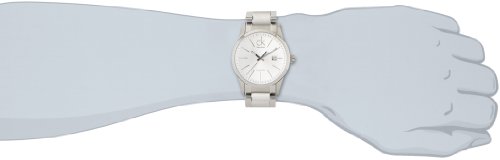 Calvin Klein Bold Silver Dial Silver Steel Strap Watch for Men - K2246120 Watches Calvin Klein   