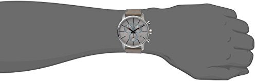 Calvin Klein City Chronograph White Dial White Leather Strap Watch for Men - K2G271Q4 Watches Calvin Klein   