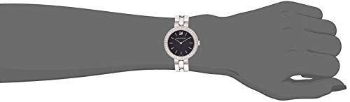 Swarovski Daytime Rhinestone Grey Dial Silver Steel Strap Watch for Women - 5213681 Watches Swarovski   
