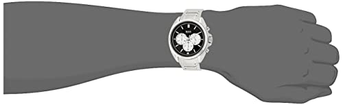 Hugo Boss Driver Black Dial Silver Steel Strap Watch for Men - 1512883 Watches Hugo Boss   