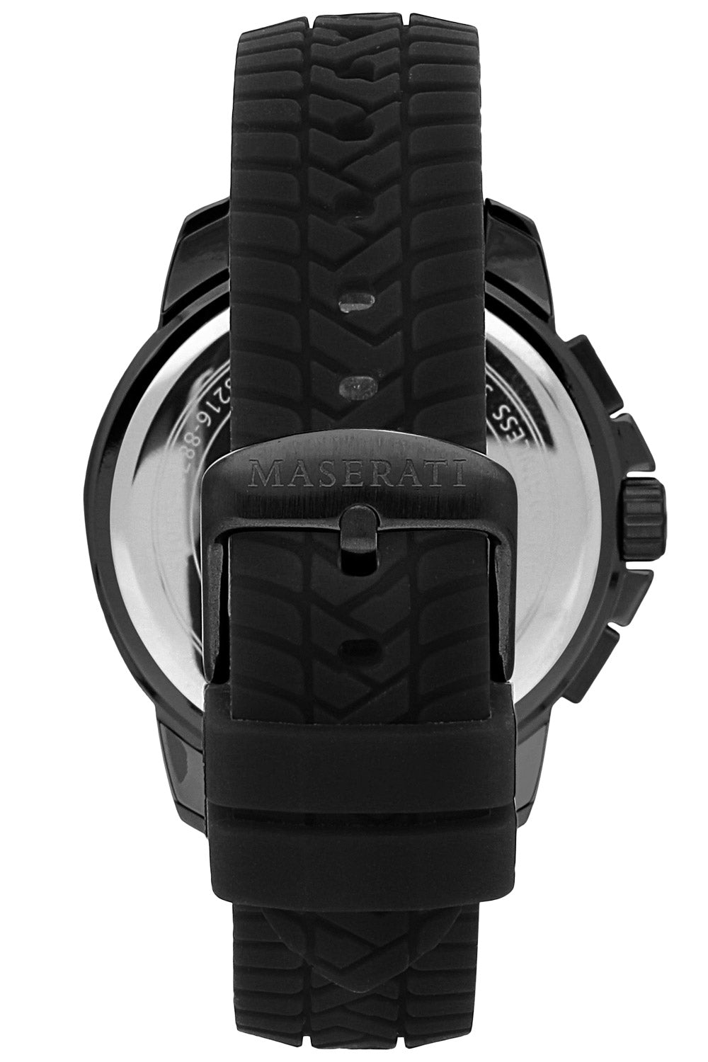 Maserati Successo Black Dial Black Rubber Strap Watch For Men - R8871621011 Watches Maserati   