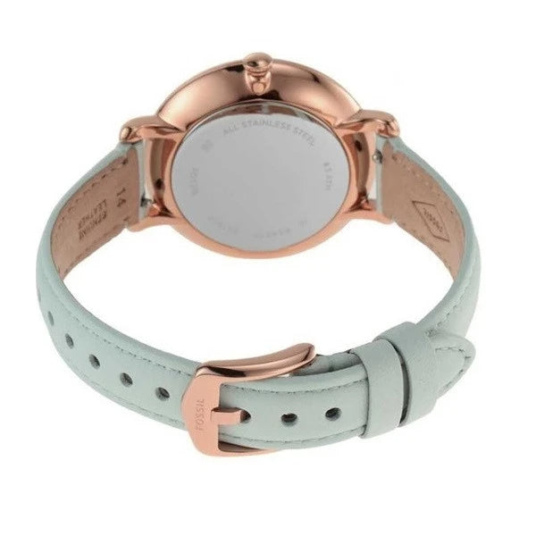 Fossil Jacqueline Multi Colored Dial Blue Leather Strap Watch for Women - ES4813 Watches Fossil   