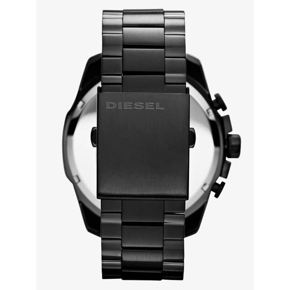 Diesel Mega Chief Chronograph Black Stainless Steel Watch For Men - DZ4283 Watches Diesel   