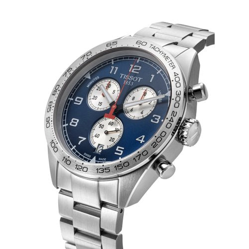 Tissot PRS 516 Chronograph Blue Dial Stainless Steel Watch for Men - T131.617.11.042.00 Watches Tissot   