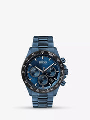 Hugo Boss Hero Sport Lux Blue Dial Blue Steel Strap Watch for Men - 1513758 Watches Hugo Boss   