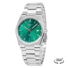 Tissot PRX Quartz Green Dial Stainless Steel Strap Watch for Women - T137.210.11.081.00 Watches Tissot   