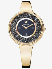 Swarovski Crystalline Pure Black Dial Rose Gold Steel Strap Watch for Women - 5295334 Watches Swarovski   