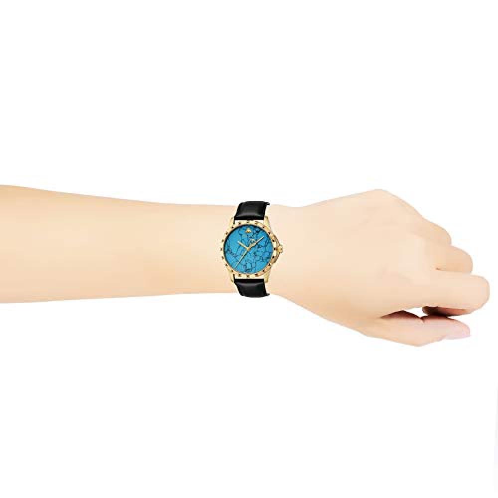 Gucci G Timeless Turquoise Blue Dial Black Leather Strap Watch For Men - YA126462 Watches Gucci   