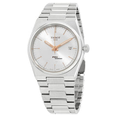 Tissot PRX 35mm Silver Dial Silver Steel Strap Watch For Women - T137.210.11.031.00 Watches Tissot   