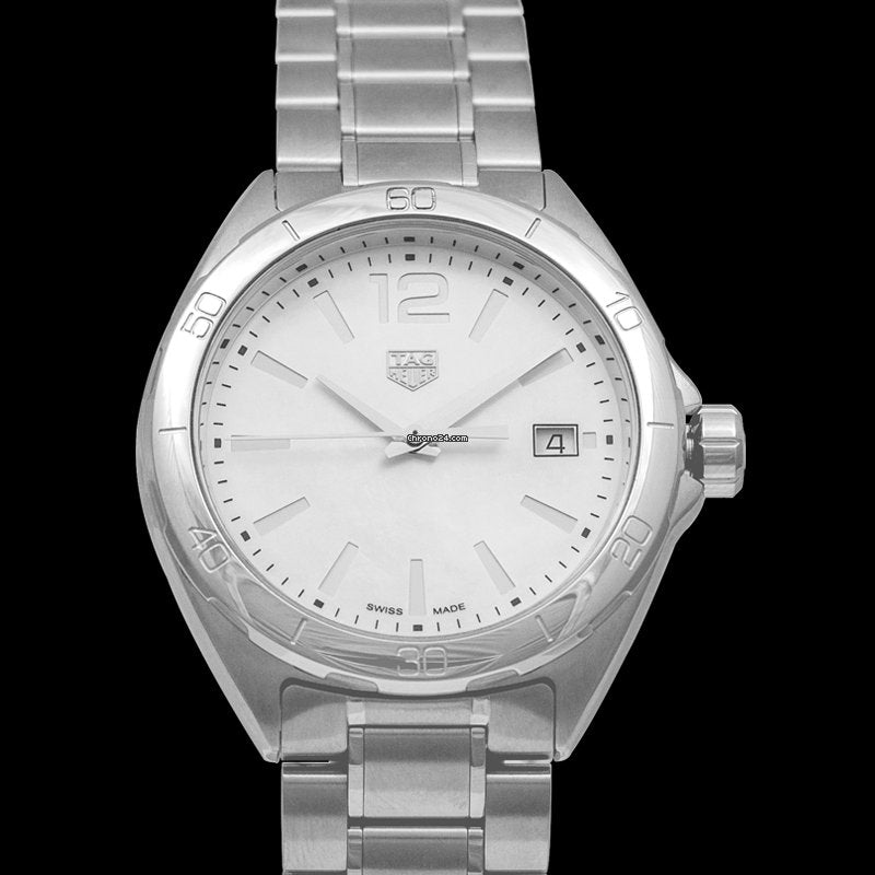 Tag Heuer Formula 1 35mm White Mother of Pearl Dial Silver Steel Strap Watch for Women - WBJ1318.BA0666 Watches Tag Heuer   