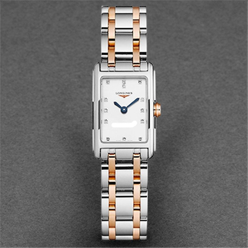 Longines Dolcevita Mother of Pearl Diamond Dial Two Tone Steel Strap Watch for Women - L5.258.5.87.7 Watches Longines   