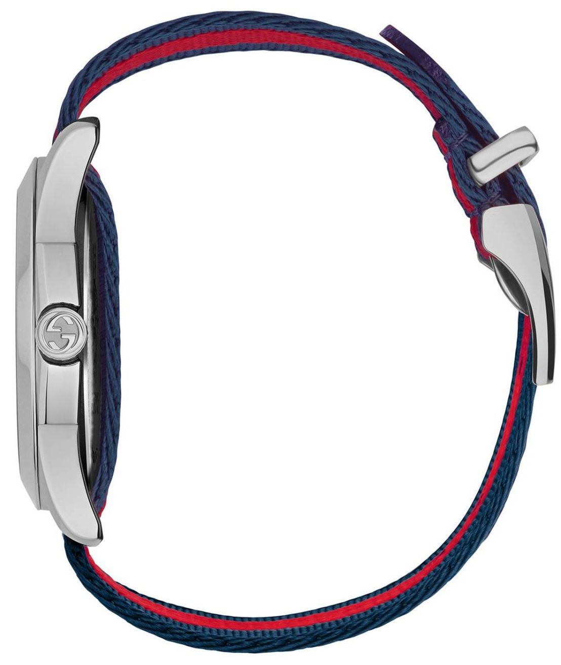 Gucci G Timless Le Marche Des Merveilles Blue & Red Dial Blue & Red Nylon Strap Unisex Watch  - YA126495 Watches Gucci   