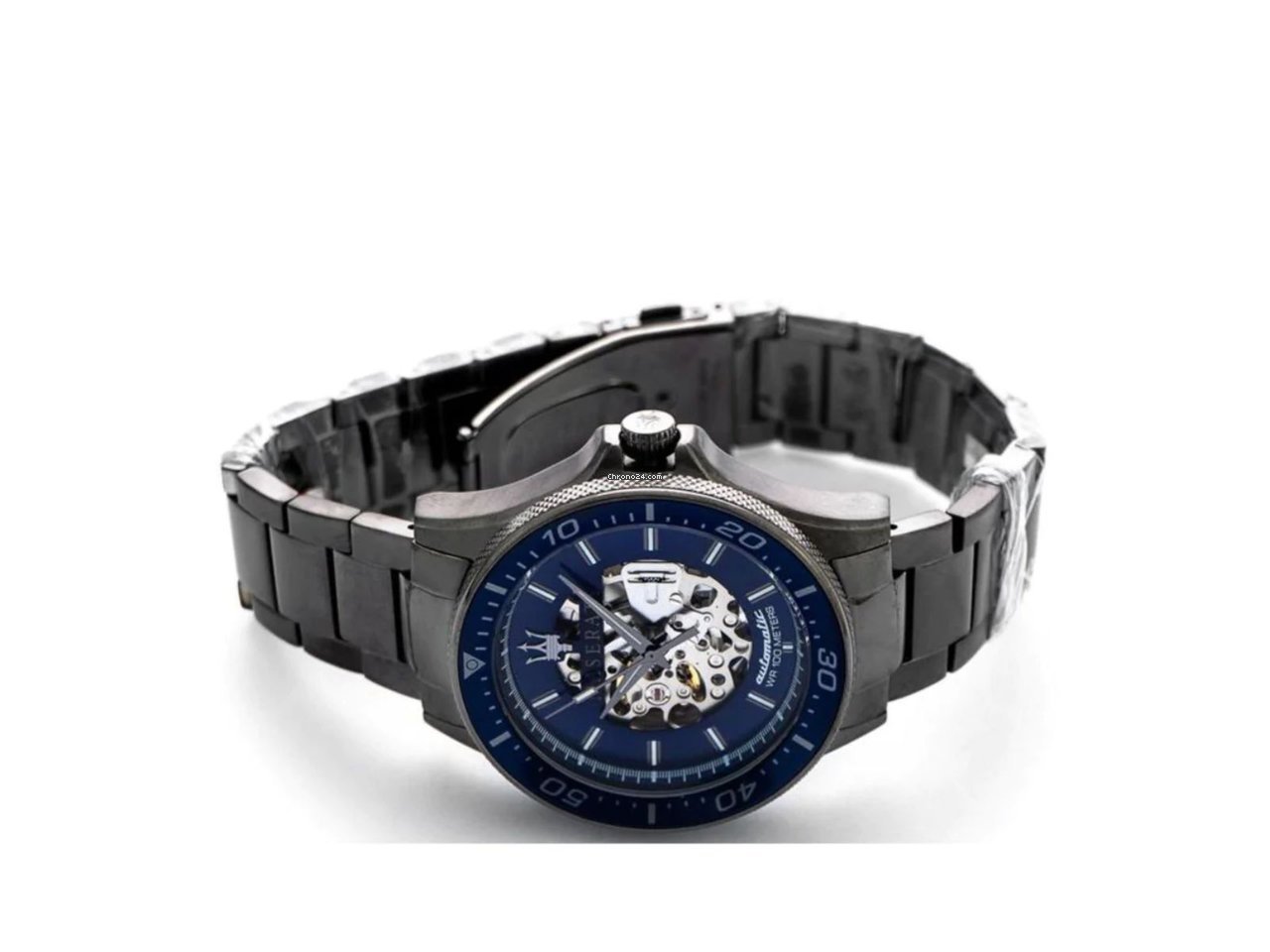 Maserati SFIDA Automatic Blue Dial 44mm Stainless Steel Watch For Men - R8823140001 Watches Maserati   