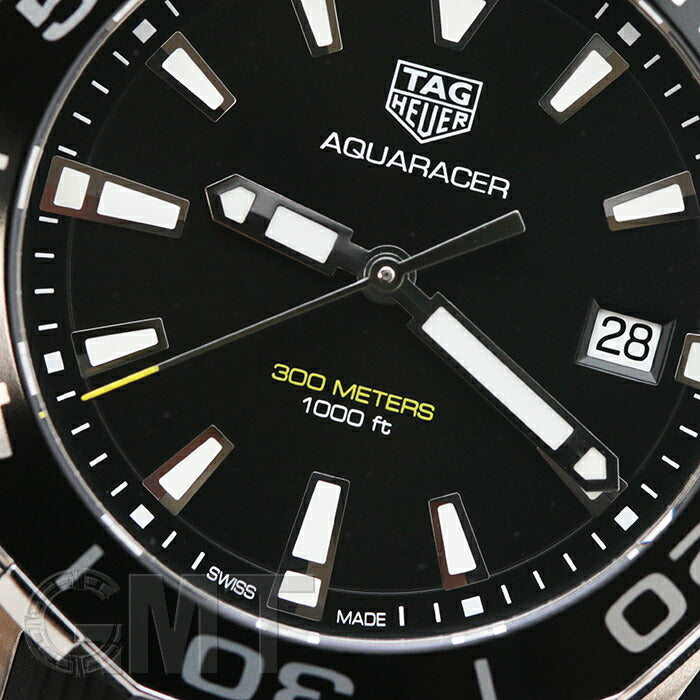 Tag Heuer Aquaracer Black Dial Black Rubber Strap Watch for Men - WAY111A.FT6151 Watches Tag Heuer   