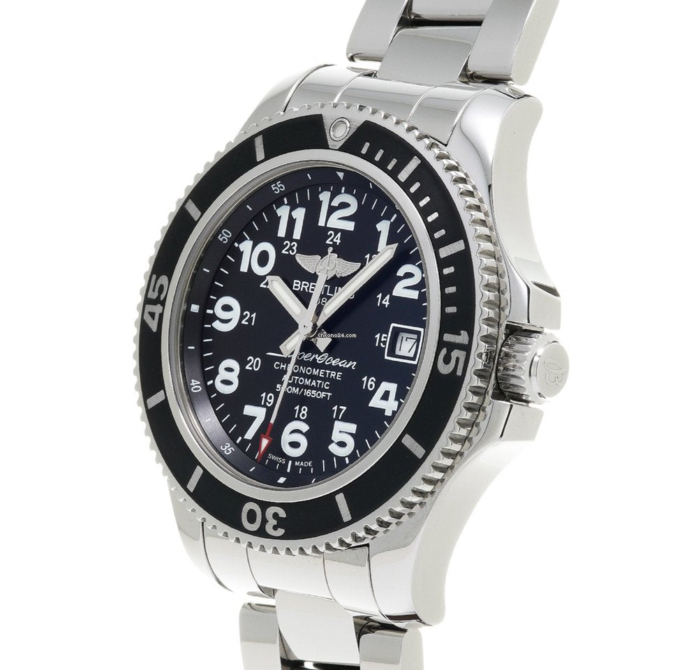 Breitling Superocean II 42mm Calibre 17 Automatic Mens Watch - A17365C9 Watches Breitling   