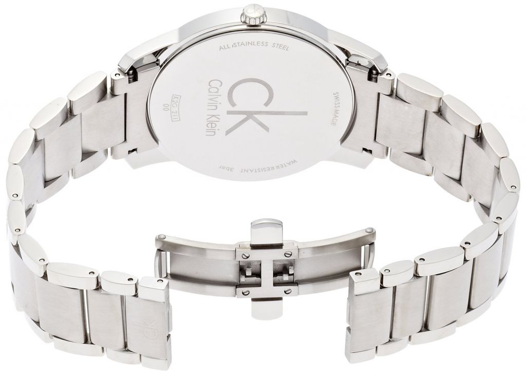 Calvin Klein City Blue Dial Silver Steel Strap Watch for Women - K2G2314N Watches Calvin Klein   