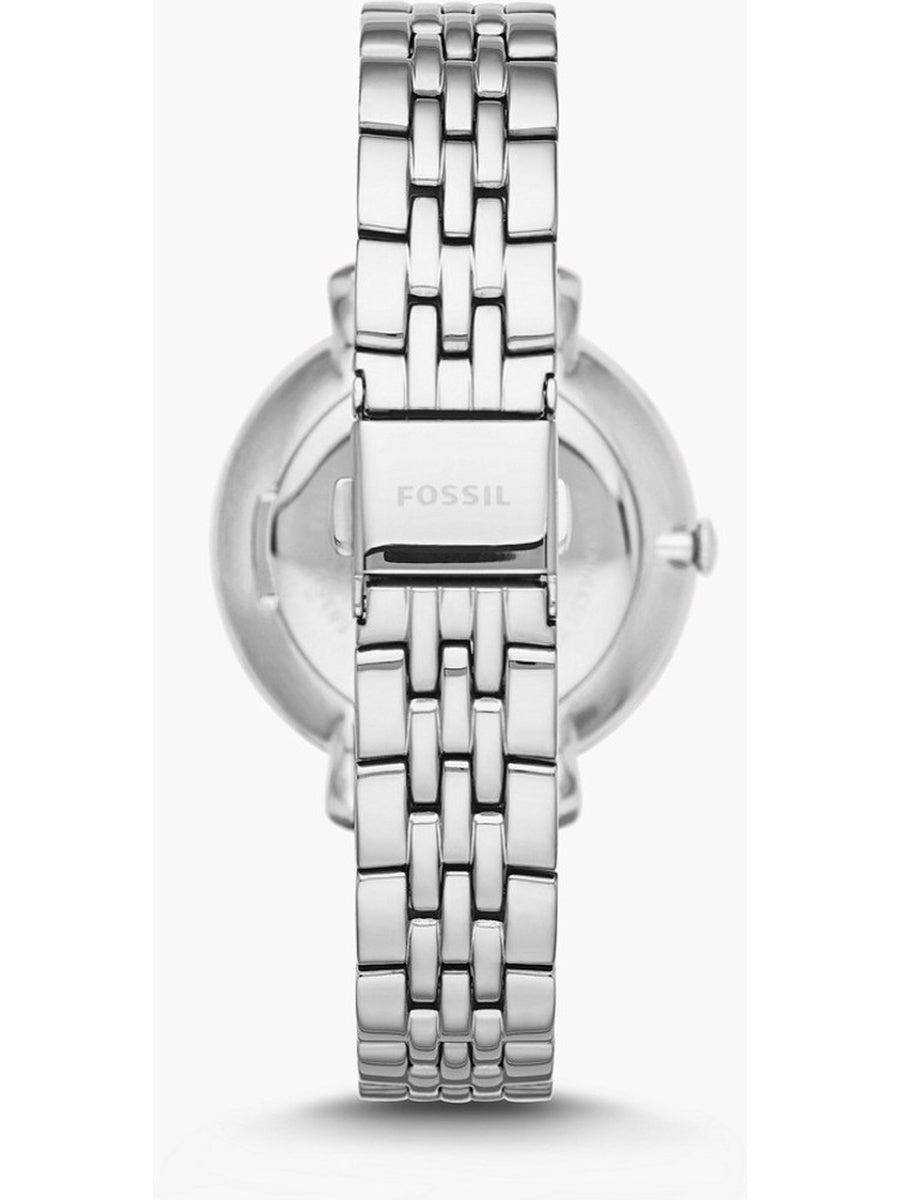 Fossil Jacqueline White Dial Silver Steel Strap Watch for Women - ES3631 Watches Fossil   