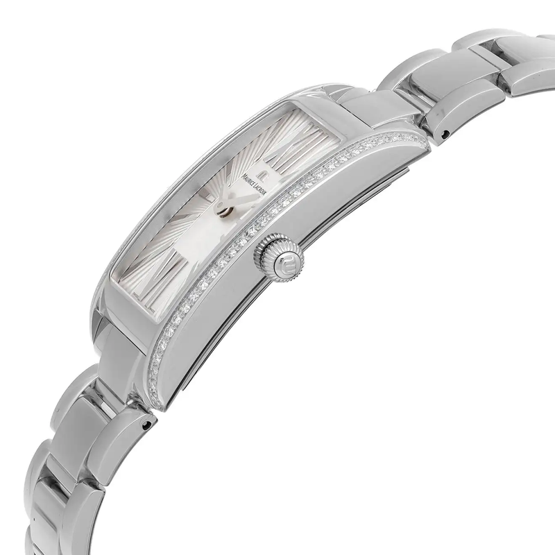 Maurice Lacroix Fiaba Diamonds White Dial Silver Steel Strap Watch for for Women - FA2164-SD532-170 Watches Maurice Lacroix   