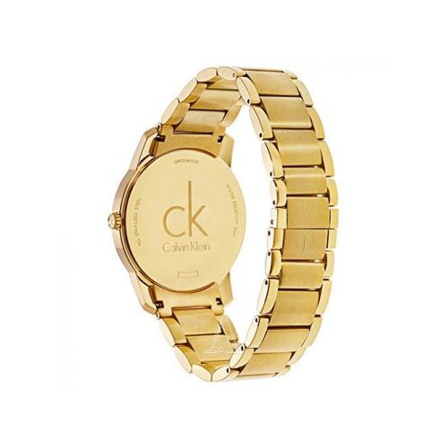 Calvin Klein City Silver Dial Gold Steel Strap Watch for Men - K2G21546 Watches Calvin Klein   