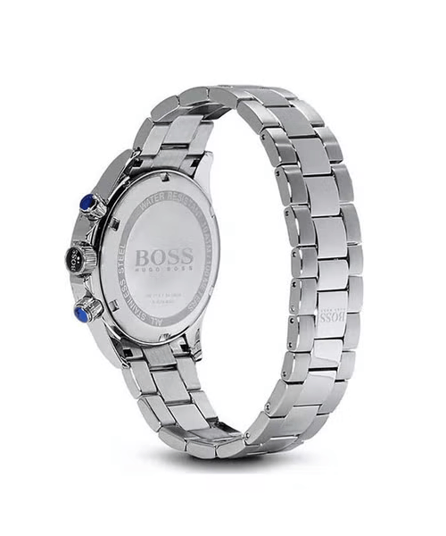 Hugo Boss Ikon White Dial Silver Steel Strap Watch for Men - 1512964 Watches Hugo Boss   